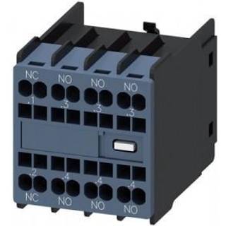 Siemens Hjælpeblok front 3no+1nc fjeder