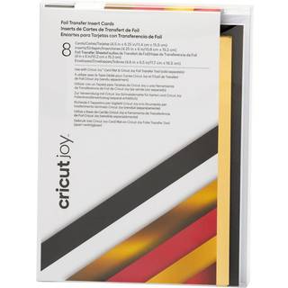 Cricut Joy A6 Foil indsætningskort 8-pak (royal flush)