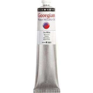 Georgian Water Mixable Oil Colour, vandopløselig oliefarve 200 ml Zinc White 001