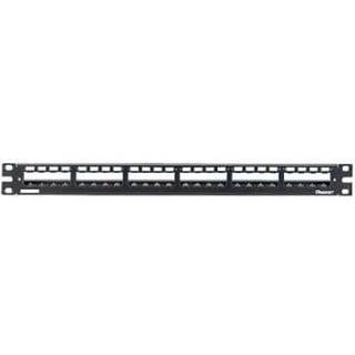 PANDUIT Patchpanel med kabel aflastning 24 port uden konnekter