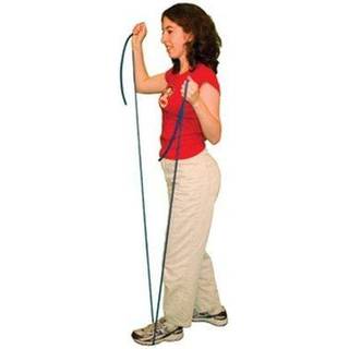 Cando 10-5725 sort latexfri tr?ningsslang X-tung modstand 100 'l?ngde