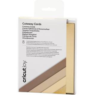 Cricut Joy Cut-Away-kort A2 8-pak (neutral)