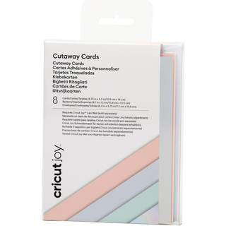 Cricut Joy Cut-Away-kort A2 8-pak (pastel)