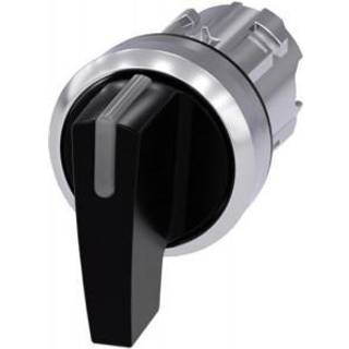 Siemens Drejeafbryder, i>o<ii, sort
