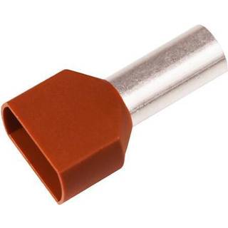 Iso. Twin-Terminalrør 2X10Mm² L14 Rød Elpress