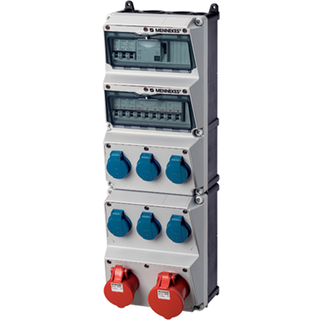 Mennekes Amaxx tavle ip44, Schuko , CEE 32A