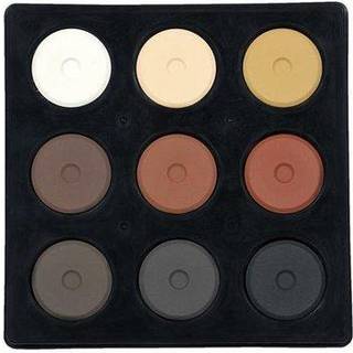 Jack Richeson Tempera Cakes med bakke forskellige multikulturelle farver s?t p? 9