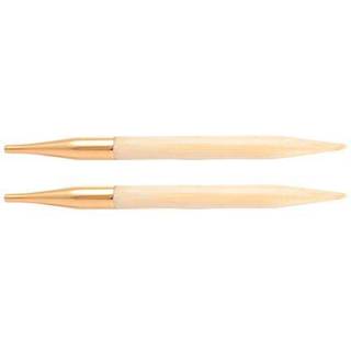 KnitPro BAMBOO Udskiftbare Rundpinde (3.00-10.00mm) Indeholder 2 pinde Materiale: bambus Fås i flere størrelser.