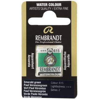 Rembrandt Løse Akvarelbrikker Emerald Green (615)