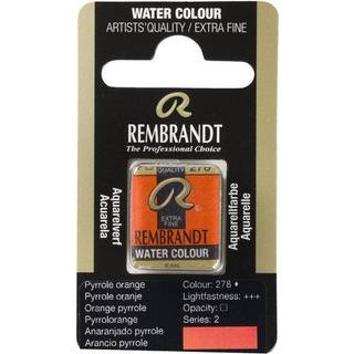 Rembrandt Løse Akvarelbrikker Pyrrole Orange (278)