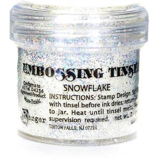 Ranger EPJ-37453 Pr?gning af pulver 1-ounce Jar Snowflake Tinssel
