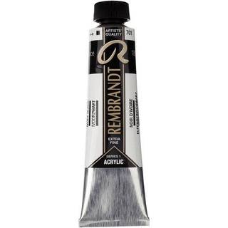 Rembrandt akrylfarve 40 ml Ivory Black - 701