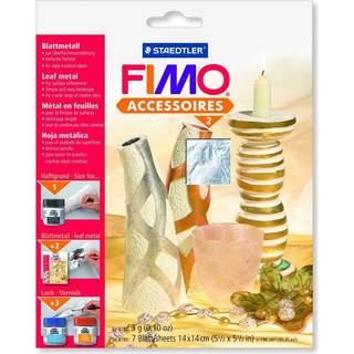 Fimo metalblade sølv 10 ark
