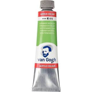 Van Gogh akrylfarve 40 ml Permanent Green Light - 618