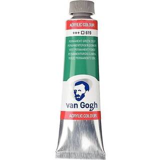 Van Gogh akrylfarve 40 ml Permanent Green Deep - 619