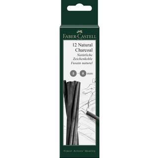 Natürliche Zeichenkohle Pitt 5-8mm 28g - Schwarz