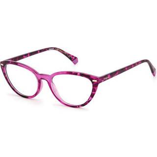Polaroid PLD D432 0T4 53 Briller Kvinder Krystalklar - Transparent Havana Pink - 53mm