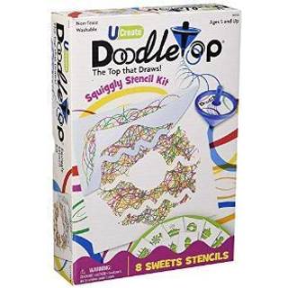 Doodletop Squiggly Stencil Kit - slik