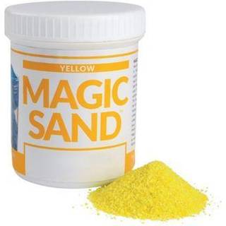 Steve Spangler Science Magic Sand 227G Gul - Farvet legesand, der aldrig bliver v?d sp?ndende stamaktivitet L?r og underviser om vandmolekyler ti