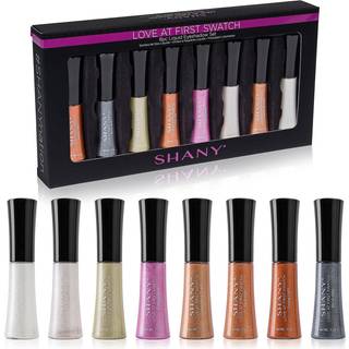Shany Love ved First Swatch Liquid Eyeshadow Set-8-delt langvarig fl?de Metallisk Shimmer og Glitter Eye Shadow Makeup Kit