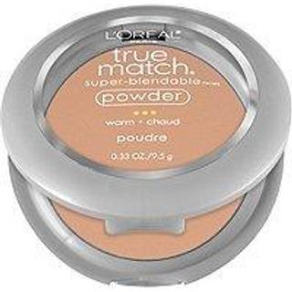 L'Oreal Paris True Match Super Blendable Oil Free Powder Foundation W6 Medium 0,33 oz Emballage kan variere
