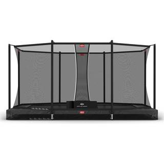 Berg trampolin Ultim Favorit InGround inkl. sikkerhedsnet Comfort 410 x 250 cm grey