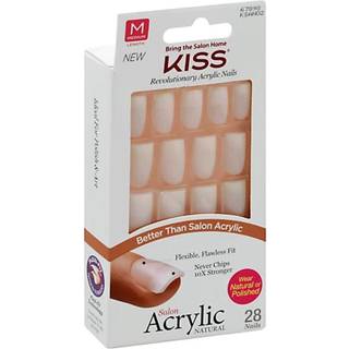 KISS Salon Acrylic Natural Nails selvklæbende negle Euphoria
