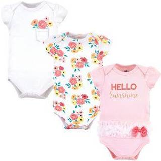 Lille skat baby drenge bomuld bodysuits og sm?barn t shirt s?t blomsterlomme 6-9 m?neder os