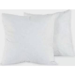 Euro pudeindsatser 26 x 26 (pakke med 2 hvid) ned Feather Pillow Stuffer Premium hvide puder til sengelof og pude