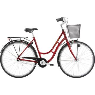 Winther Shopping Classic Dame 3 Gear - Blank Rød - Retro cykler til damer - Default Title
