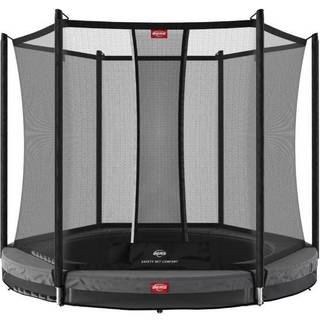 BERG Favorit 200 InGround Grå inkl sikkerhedsnet Comfort + beskyttelses cover