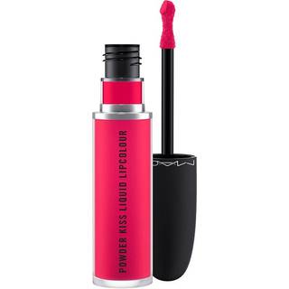 MAC Cosmetics Powder Kiss Liquid Lipcolour Flydende mat læbestift Skygge Billion $ Smile 5 ml - 5 ml