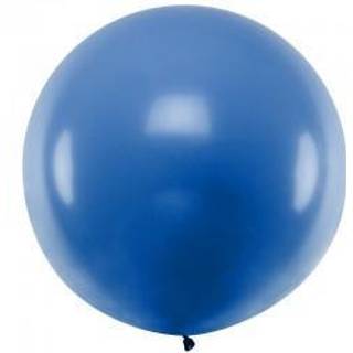 1 stk Kæmpe blå ballon - 1 meter