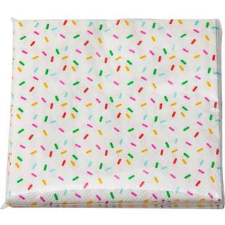 Servietter med Drys 33 x 33 cm 16 stk - 64415