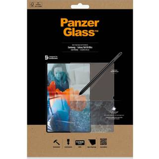 Samsung Galaxy Tab S8 Ultra PanzerGlass Edge-To-Edge Hærdet Glas Skærmbeskyttelse Antibacterial - Case Friendly - Gennemsigtig