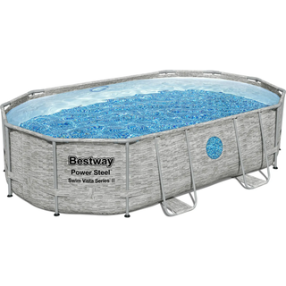 Bestway Power Steel Swim Vista II 488 x 305 x 107 cm pool m/sandfilter
