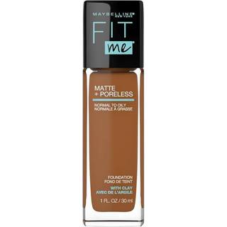 Maybelline passer til mig mat + poreless Liquid Foundation makeup latte 1 fl; oz; Oliefrit fundament