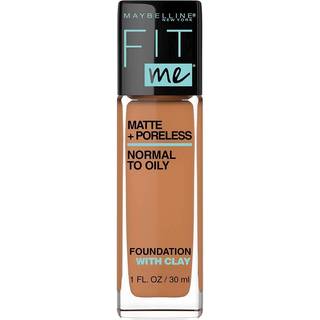 Maybelline New York Fit Me Matte Plus Pore Less Foundation Makeup Normal til Oily Toffee 1 Fluid Ounce