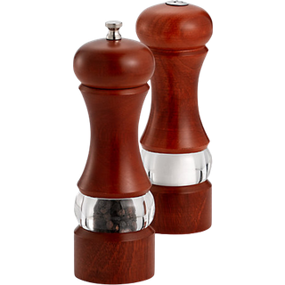 Olde Thompson 6 Caffe Wood Pepper Mill og Salt Shaker Set