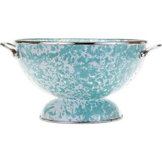 Golden Rabbit Emaljware - 5QT større dørslag (havglas hvirvl)