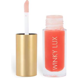 Winky Lux næppe der ren tonet læbeolie Hydrating Lip Gloss Tint Tinted Coral Glossy Lip Balm Juicy Non Stick Lip Gloss Orange Lip Oil & Lip Tint