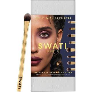 SWATI Cosmetics Deluxe Eye Brush Set, 8 stk.