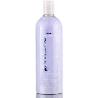 Rusk Deepshine Platinumx Conditioner eliminerer messing lysende boost for platin s?lvgr? hvidt og blondt h?r 33,8 oz.