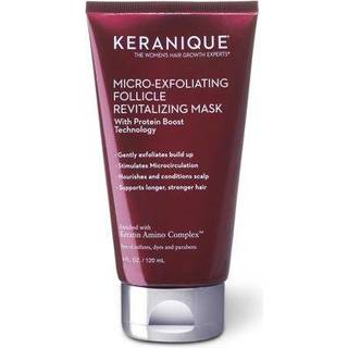 Mikro eksfolierende maske til hovedbund og hår - Keranique afklarende hovedbundskrub for kvinder - Rensning og fugtighedscalp Detox -balsam