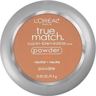 L'Oreal Paris True Match Super blandbar oliefrit fundamentpulver N7 Medium dyb 0,33 oz emballage kan variere