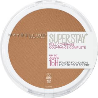 Maybelline Super Stay Full Coverage Powder Foundation Makeup Up to 16 Hour Wear Soft Creamy Matte Foundation Coconut 1 Count