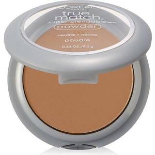 L'Oreal Paris True Match Super-Blendable Oil Free Powder Foundation N5 Medium 0,33 oz emballage kan variere