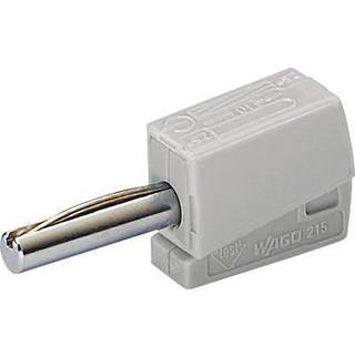 WAGO Bananstik Stik, lige Stift-diameter: 4 mm Grå 1