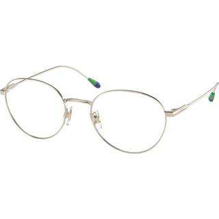 Polo Ralph Lauren Mand PH1208 9001 Optiske stel Metal Sølv Transparent Rund Normal