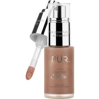 PR Mineraler 4-i-1 elsker dit selfie Longwear Foundation & Concealer Fuld d?kning Liquid Foundation Fugtering Formula Grusomy GRATIS